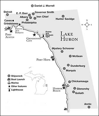 Lake Huron Map